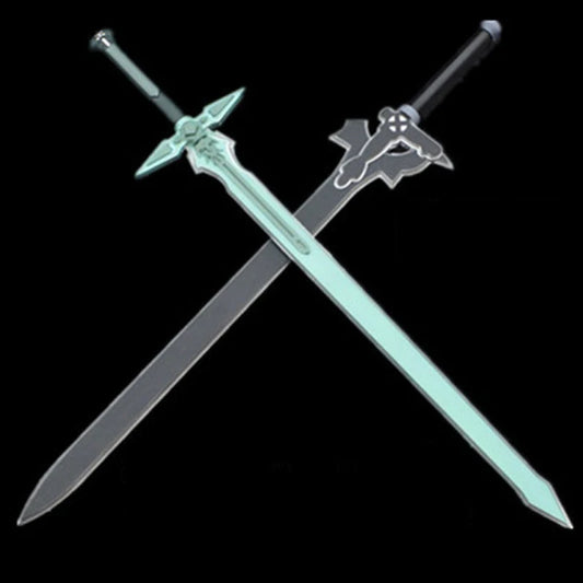 Free Shipping Sword Art Online SAO 1:1 Asuna Weapon Action Figure Kirigaya Kazuto Elucidator/Dark Repulser Cosplay Sword PU Foam