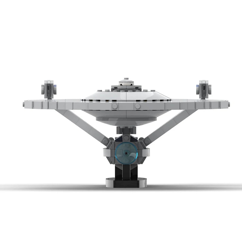 BuildMoc Space Battle Enterprise-A par dysnomia Heavy Cruiser blocs de construction modèle Treks vaisseau spatial jouet brique enfants jouets cadeau