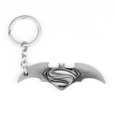 Bat Pendants Keychain Superheroes Movie Jewelry Car Key Ring Bags Key Chains Gifts Souvenir