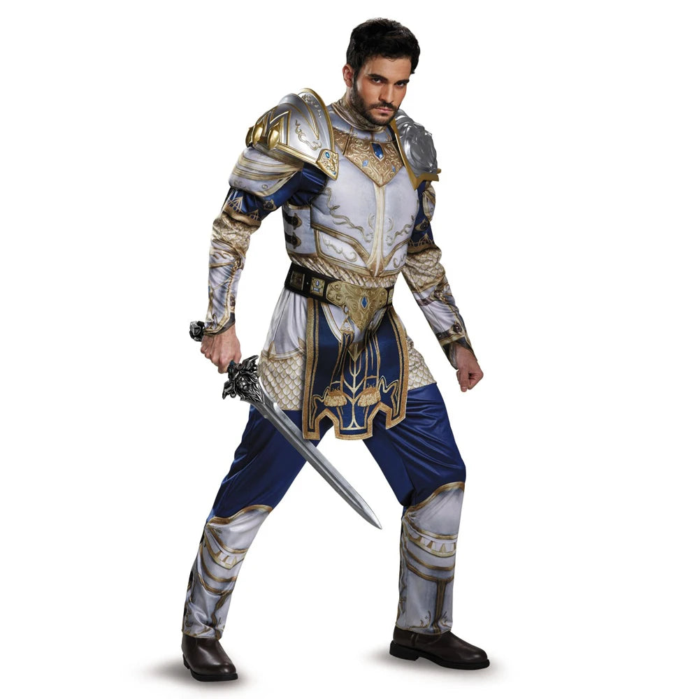 Character Cosplay Men  Muscle Costume Medieval King Costume
