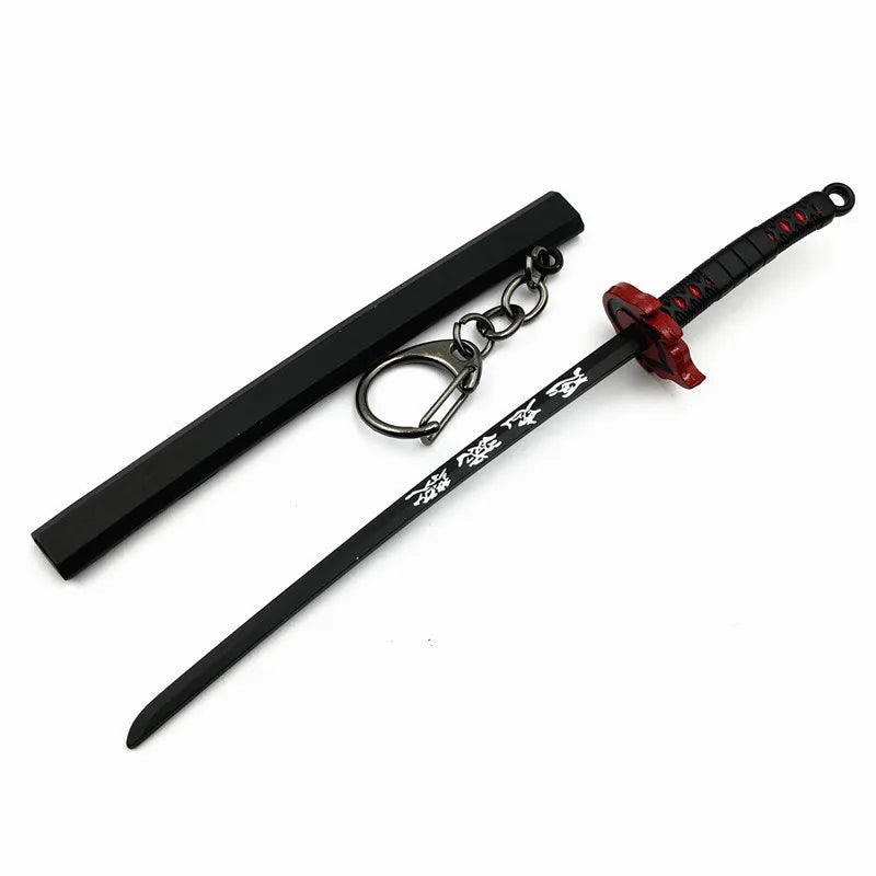 Japan Kimetsu no Yaiba Sword Keychain Cartoon Kamado Tanjirou Blade Of Ghost Weapons anime accessories cosplay Gift