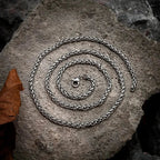 Vintage Vikings Loki Hollow Necklaces Men Stainless Steel Norse Mythology Trinity Pendant Amulet Scandinavian Jewelry Male Gifts