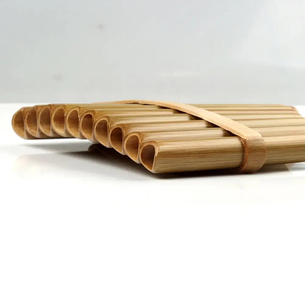 Chinese Traditional Musical Instrument Bamboo Pan Flute, C Key, High Quality, Woodwind Instrument, 10 Pipes