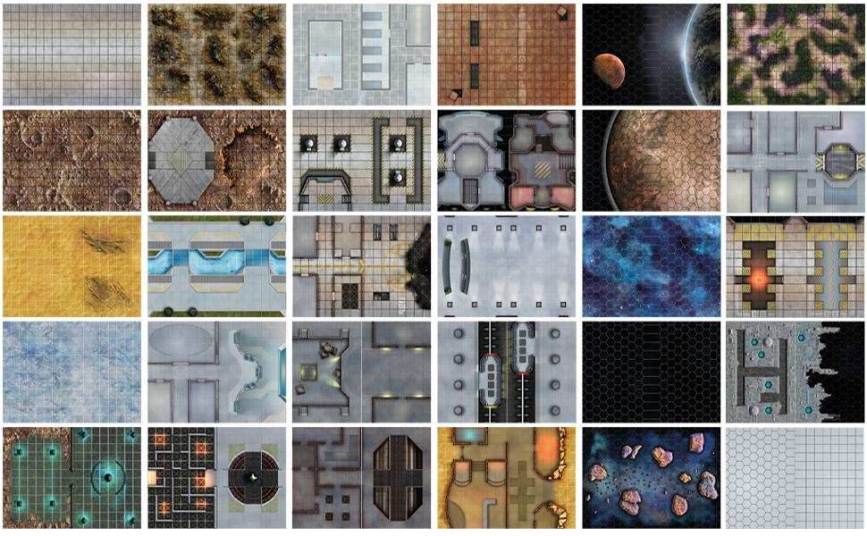 Big Book of Sci-Fi Battle Mats - 