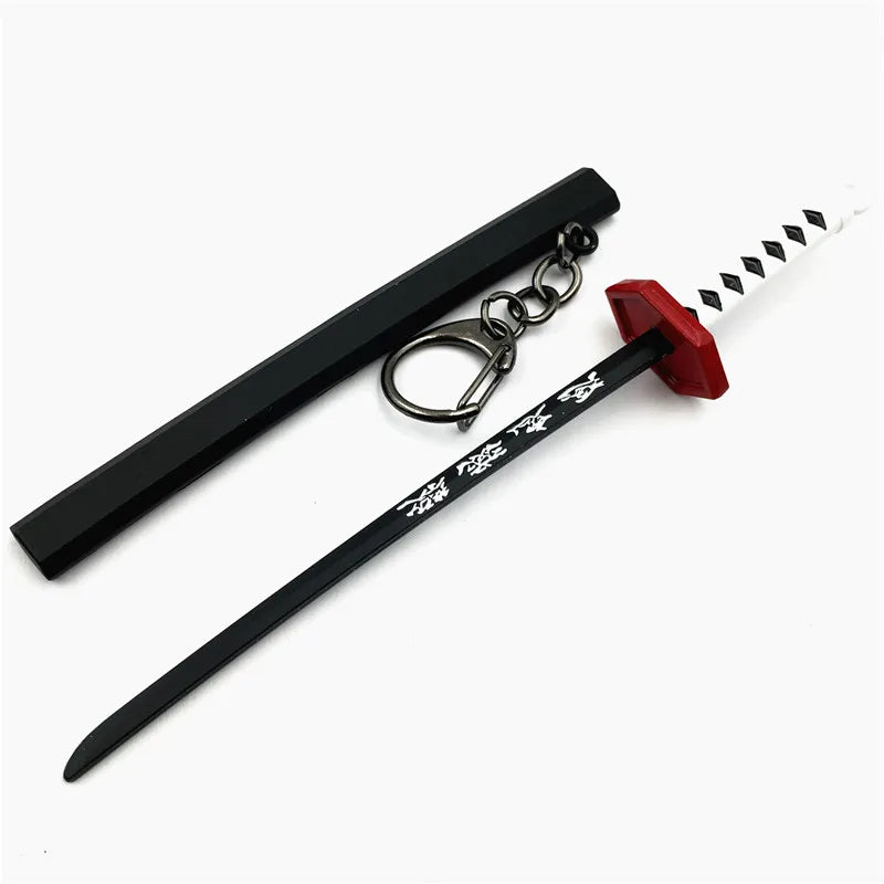 Japan Kimetsu no Yaiba Sword Keychain Cartoon Kamado Tanjirou Blade Of Ghost Weapons anime accessories cosplay Gift