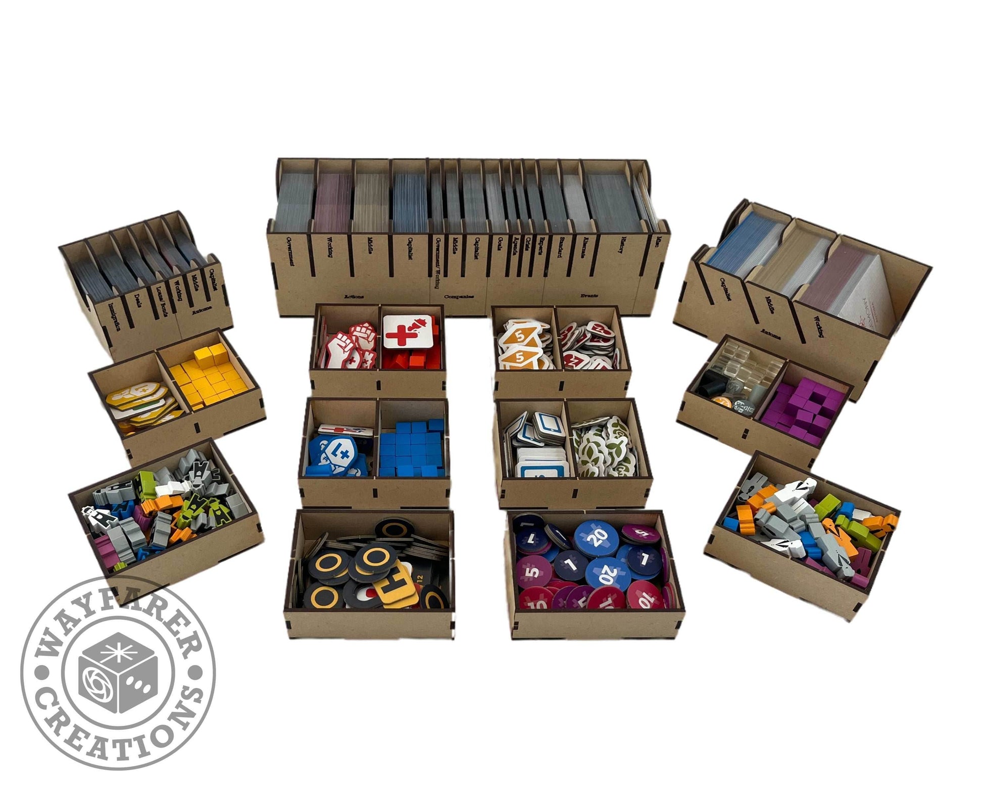 Hegemony Board Game Organizer Insert - 