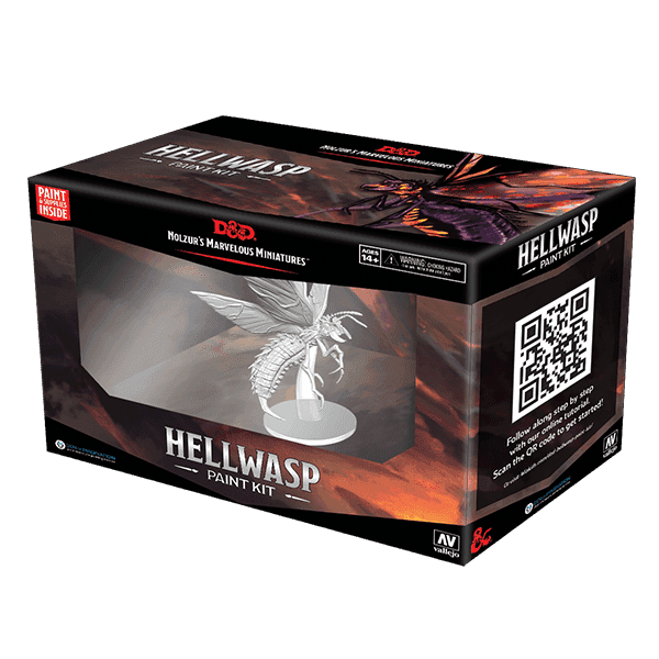 D&D: Nolzur's Marvelous Miniatures - Hellwasp (Paint Night Kit) - 