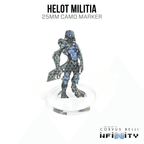 Infinity 3D Markers: Helots (25mm Camo -3, Decoy -1) - Actual, Decoy -1