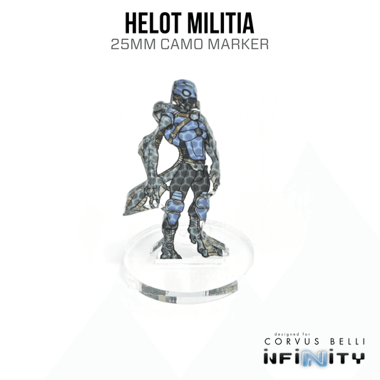 Infinity 3D Markers: Helots (25mm Camo -3, Decoy -1) - Actual, Decoy -1