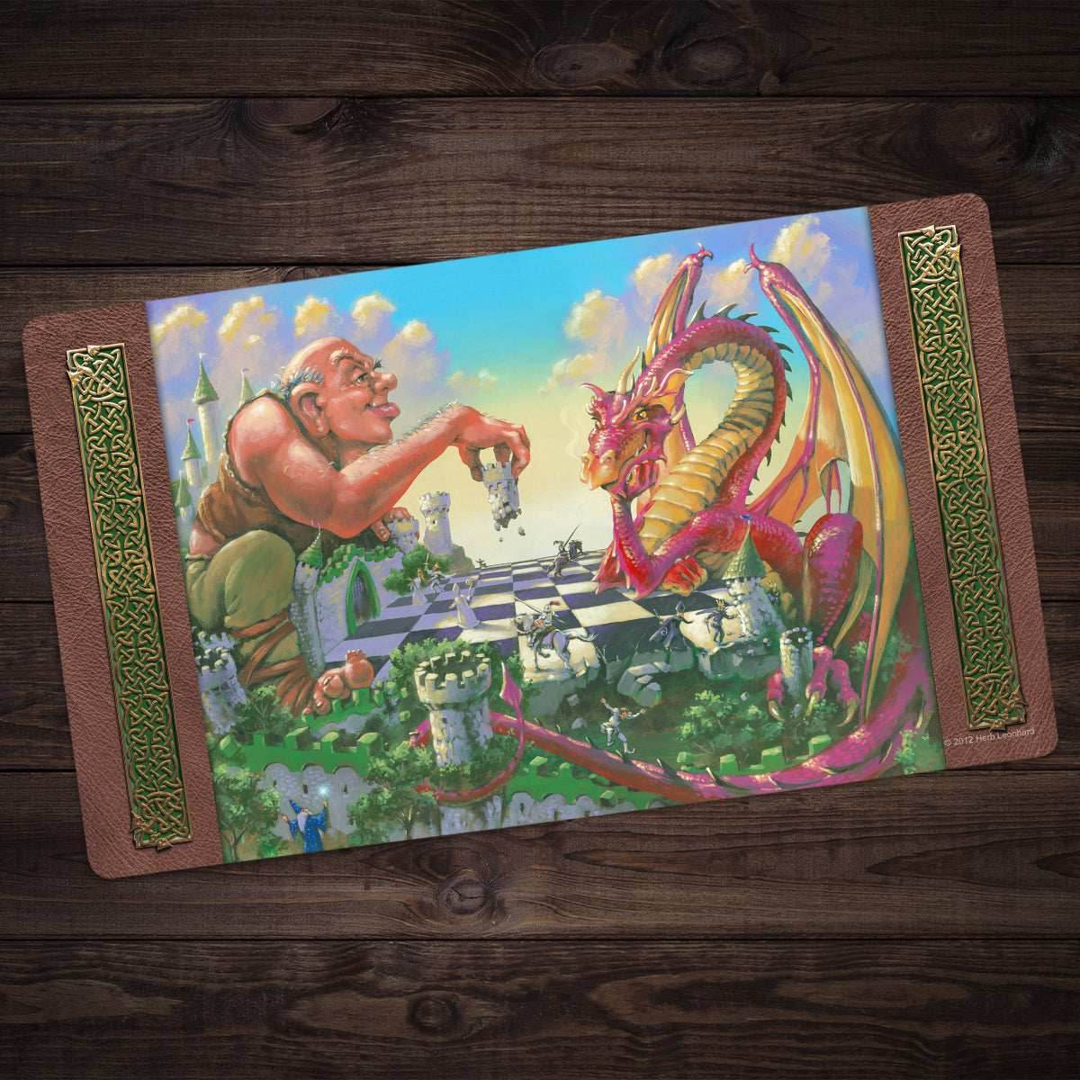 Dragon Chess Playmat - Standard Playmat / No Border / Plain