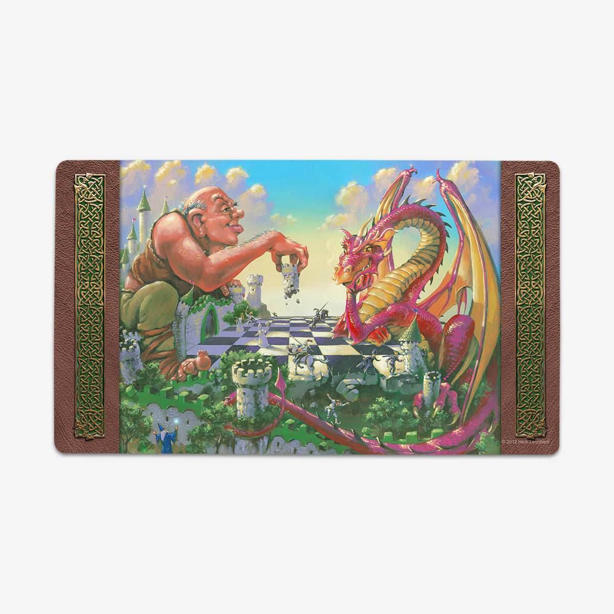 Dragon Chess Playmat - Standard Playmat / Border / Plain