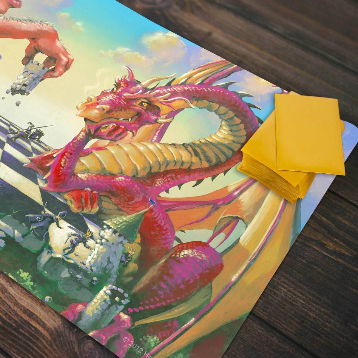 Dragon Chess Playmat - Standard Playmat / No Border / Plain