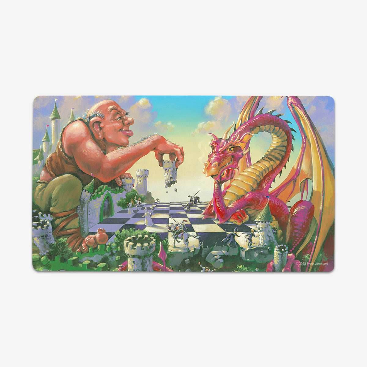 Dragon Chess Playmat - Standard Playmat / No Border / Plain