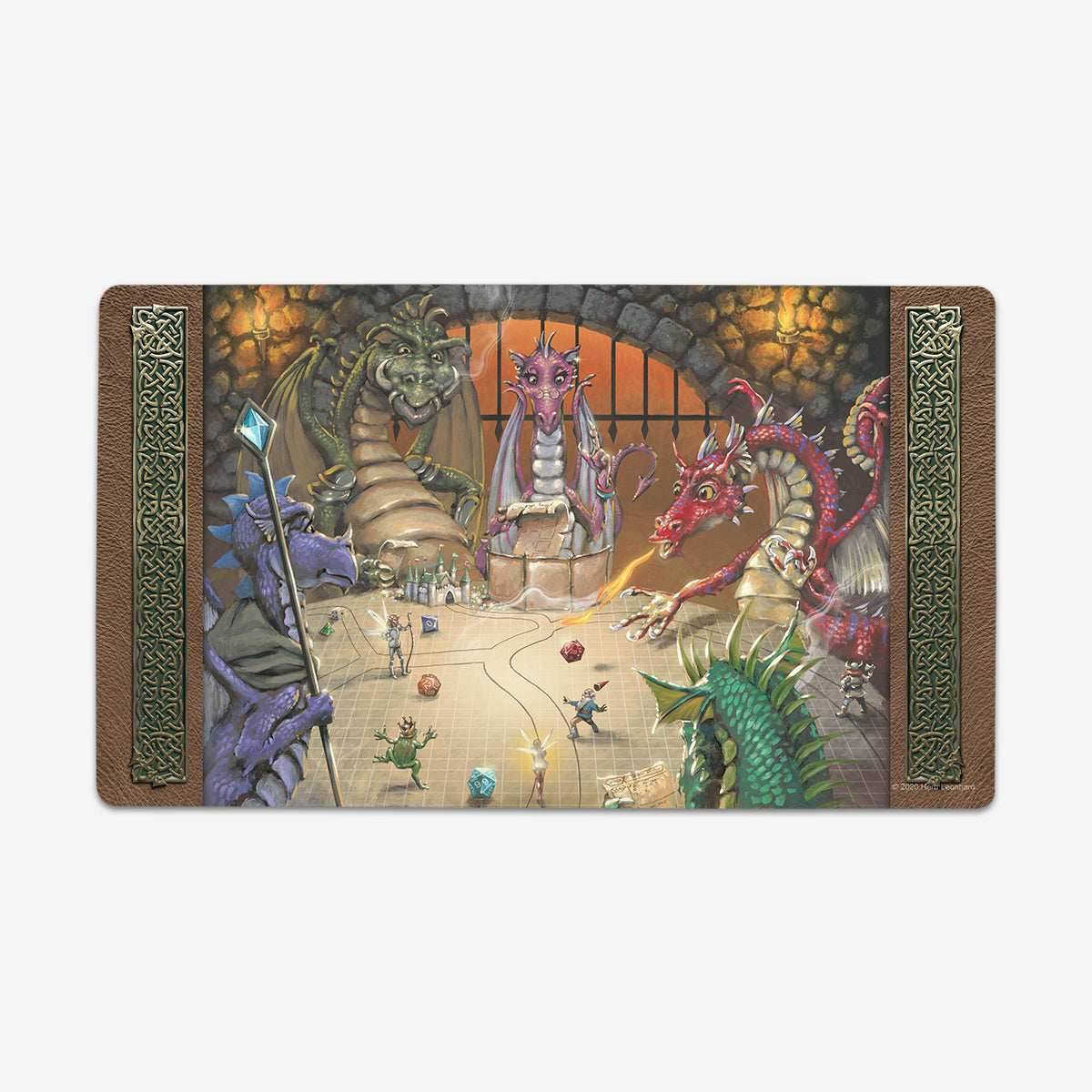 Dragons and Dungeons...and Dragons Playmat - Standard Playmat / Border / Plain