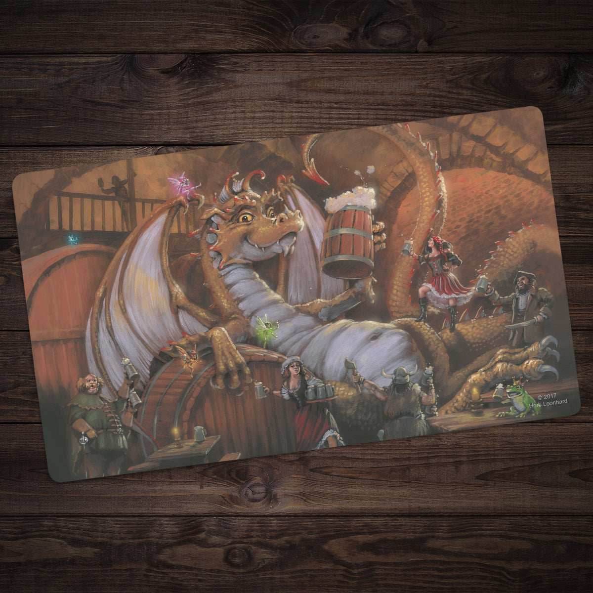 The Dragon with the Flagon Playmat - Standard Playmat / Plain