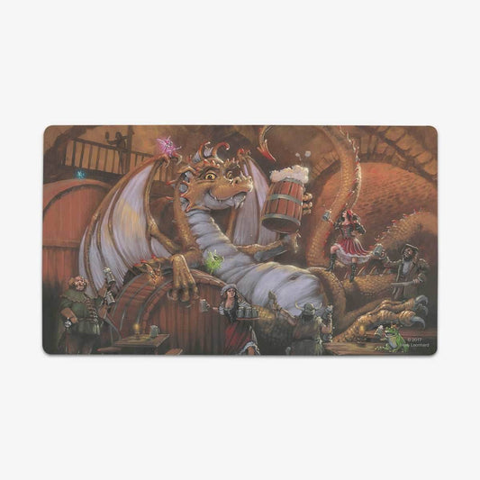 The Dragon with the Flagon Playmat - Standard Playmat / Plain