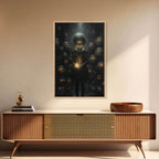 Dark Fantasy Art, Spooky Decor, Goth Decor, Canvas Print, Wall Art, Vertical Print, Dark Wall Art, Video Game Art, Gaming Wall Decor - 8x12 Inches / Gallery Wrap Canvas - Ready To Hang