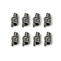 Rune Beard Rings - (Silver - 4) - 