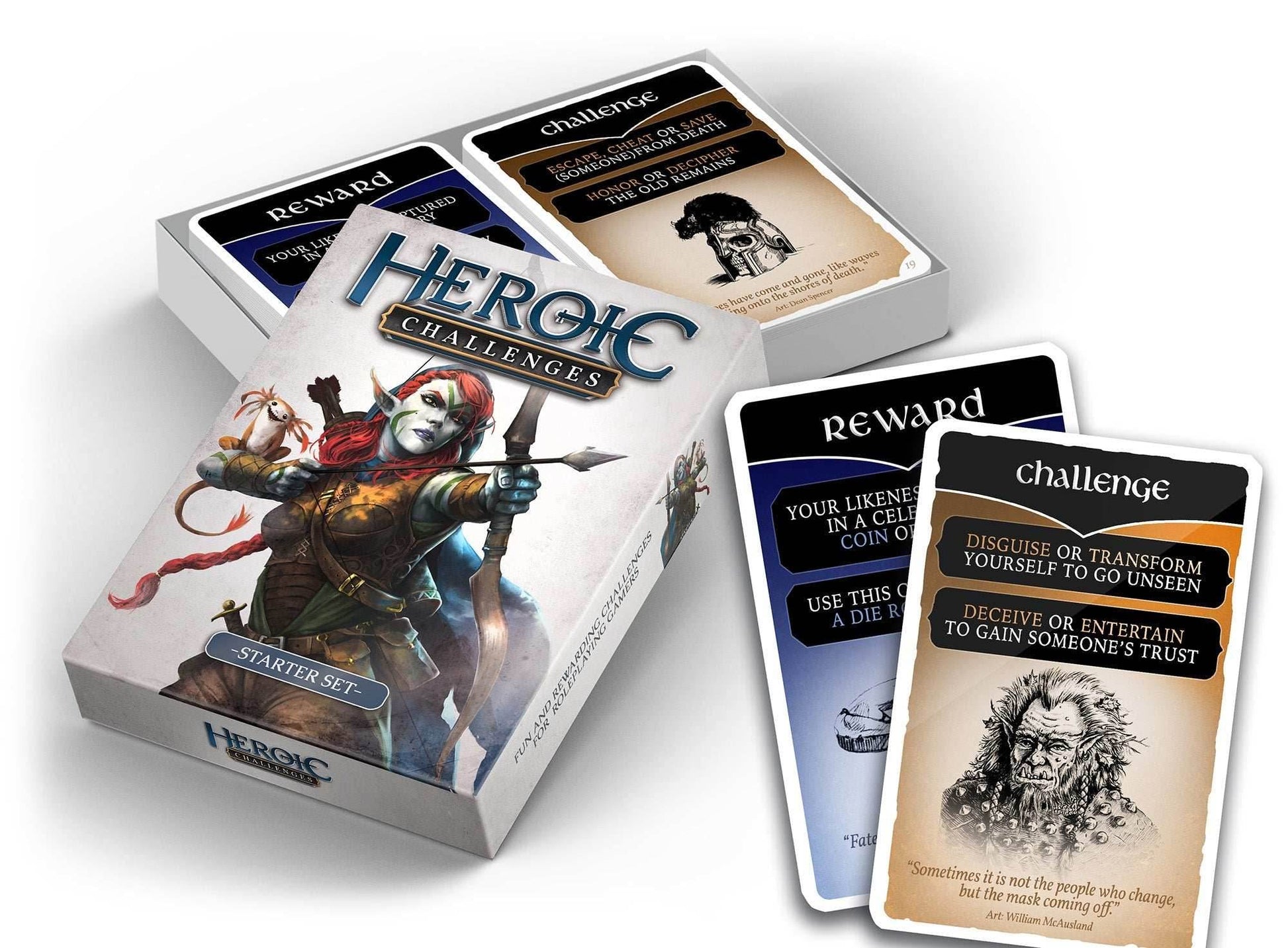 Heroic Challenges Starter Set box - 