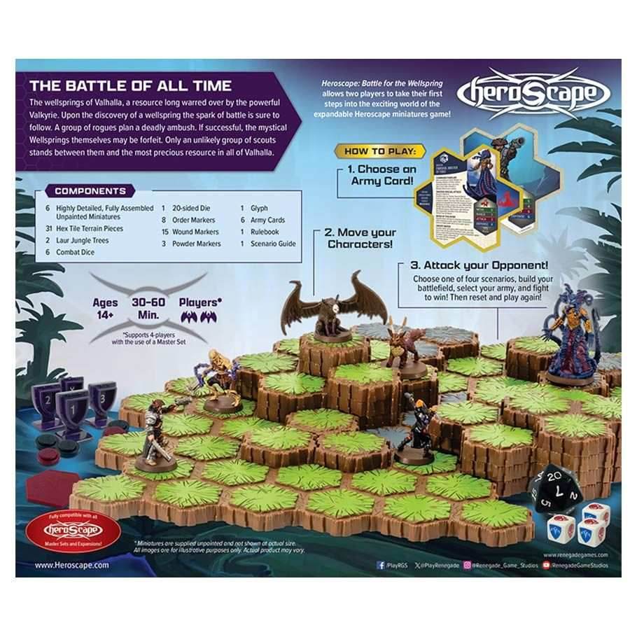 Heroscape: Battle for the Wellspring Battle Box - 