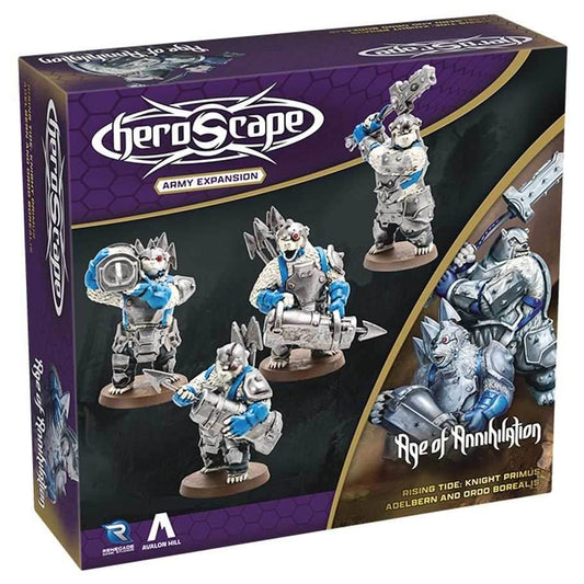 Heroscape: Rising Tide - Knight Primus Adelbern and Ordo Borealis Army Expansion - 