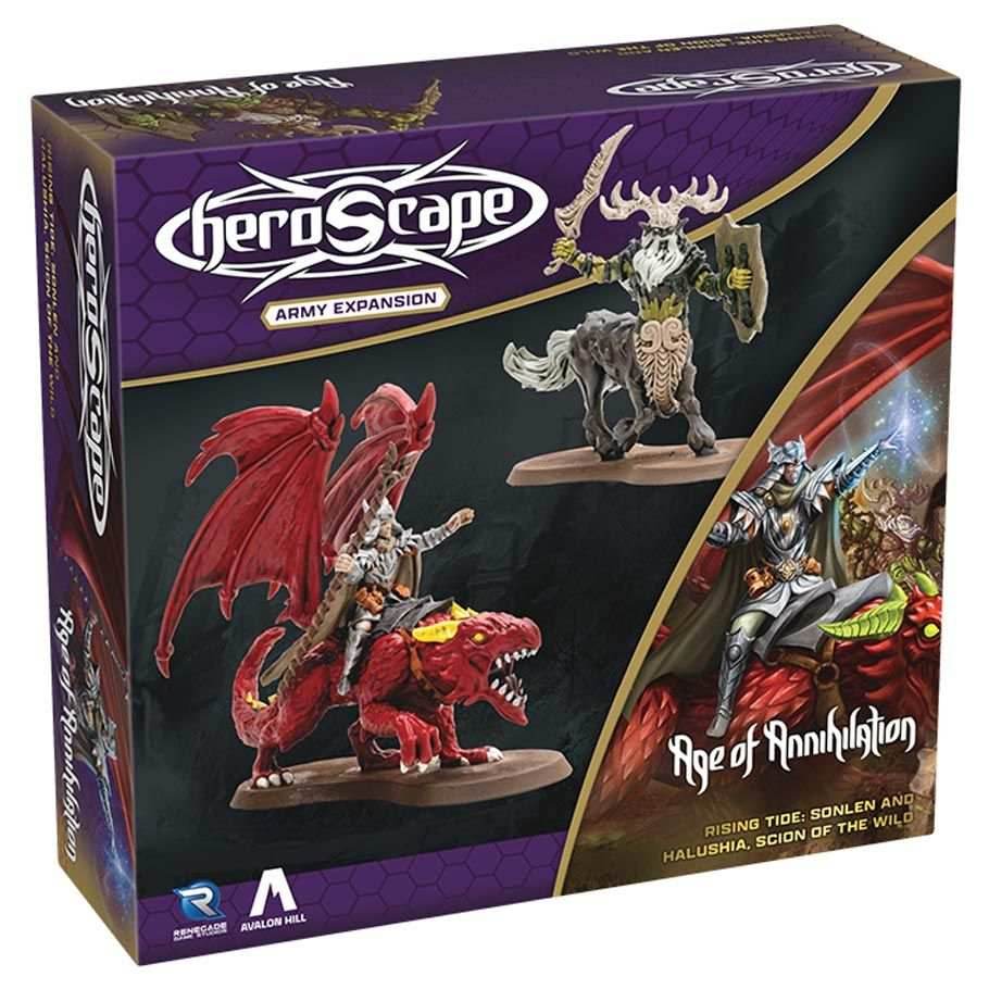 Heroscape: Rising Tide - Sonlen and Halushia, Scion of the Wild Army Expansion - 