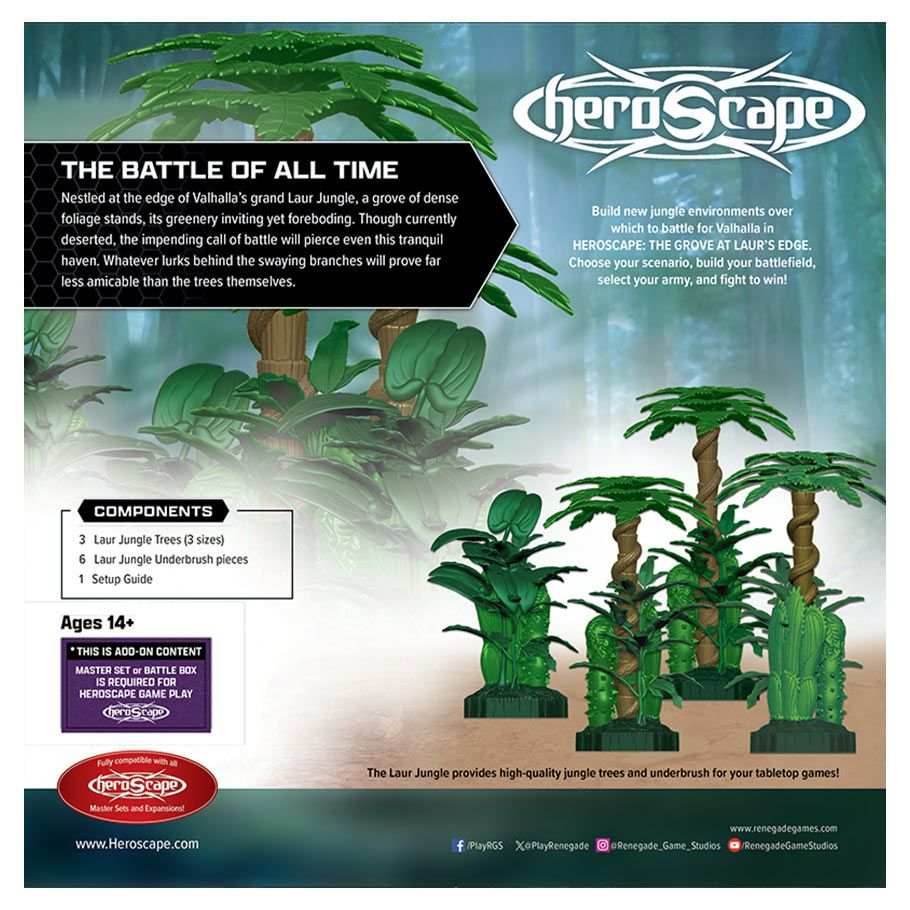 Heroscape: The Grove at Laur’s Edge Terrain Expansion - 