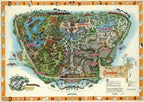 Disney World Map Tapestry