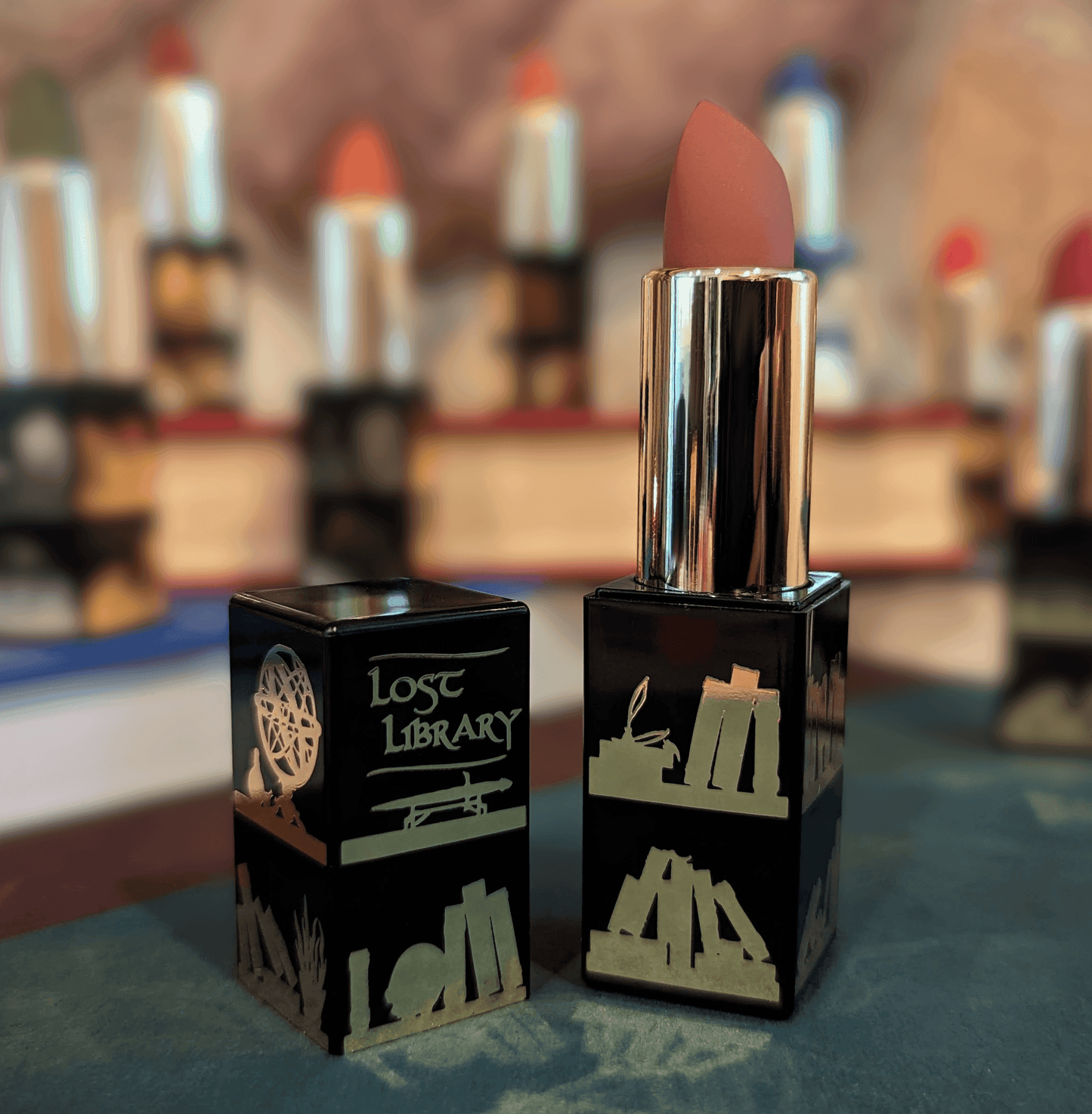 Lost Library Lipstick - Hidden - cool pink nude
