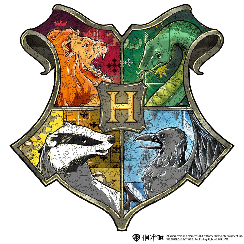 Wooden jigsaw puzzle Harry Potter Hogwarts™ Crest