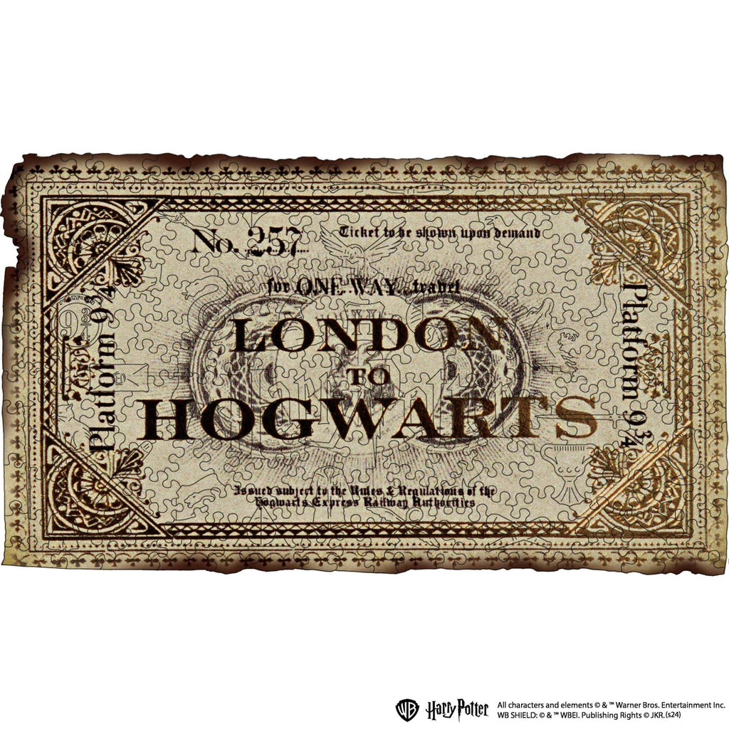 Wooden jigsaw puzzle Harry Potter – Hogwarts™ Express Ticket