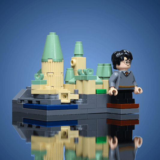 Custom Mini Wizard's School with Harry Potter Minifigure - 