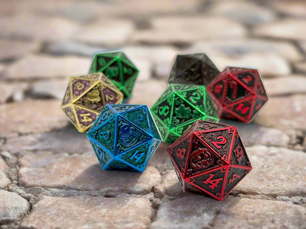 Holiday Mystery Metal D20