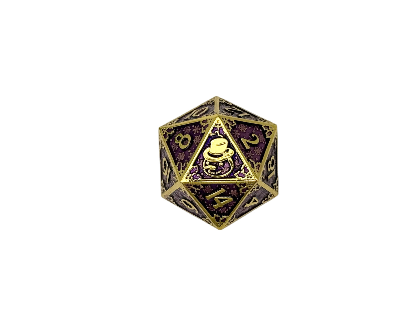 Holiday Mystery Metal D20