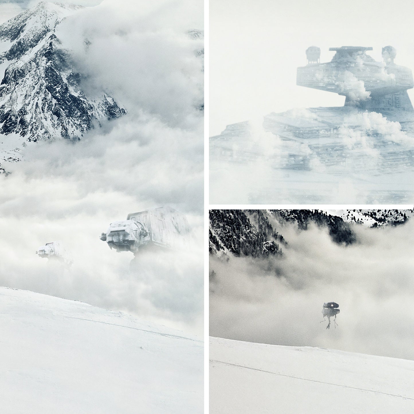 Hoth Frozen Planet Star Wars Art Print