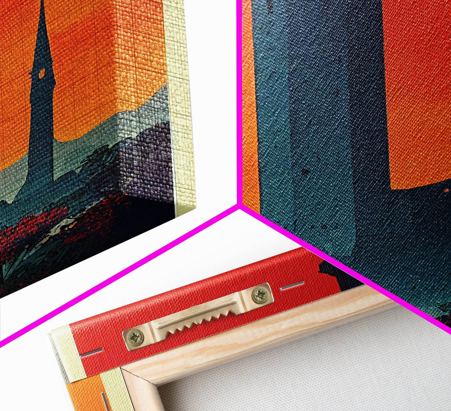 The Dark Tower, Fantasy RPG Concept Art, Wall art, framed canvas print, framed painting - 8x12 Inches / Gallery Wrap Canvas - Ready To Hang