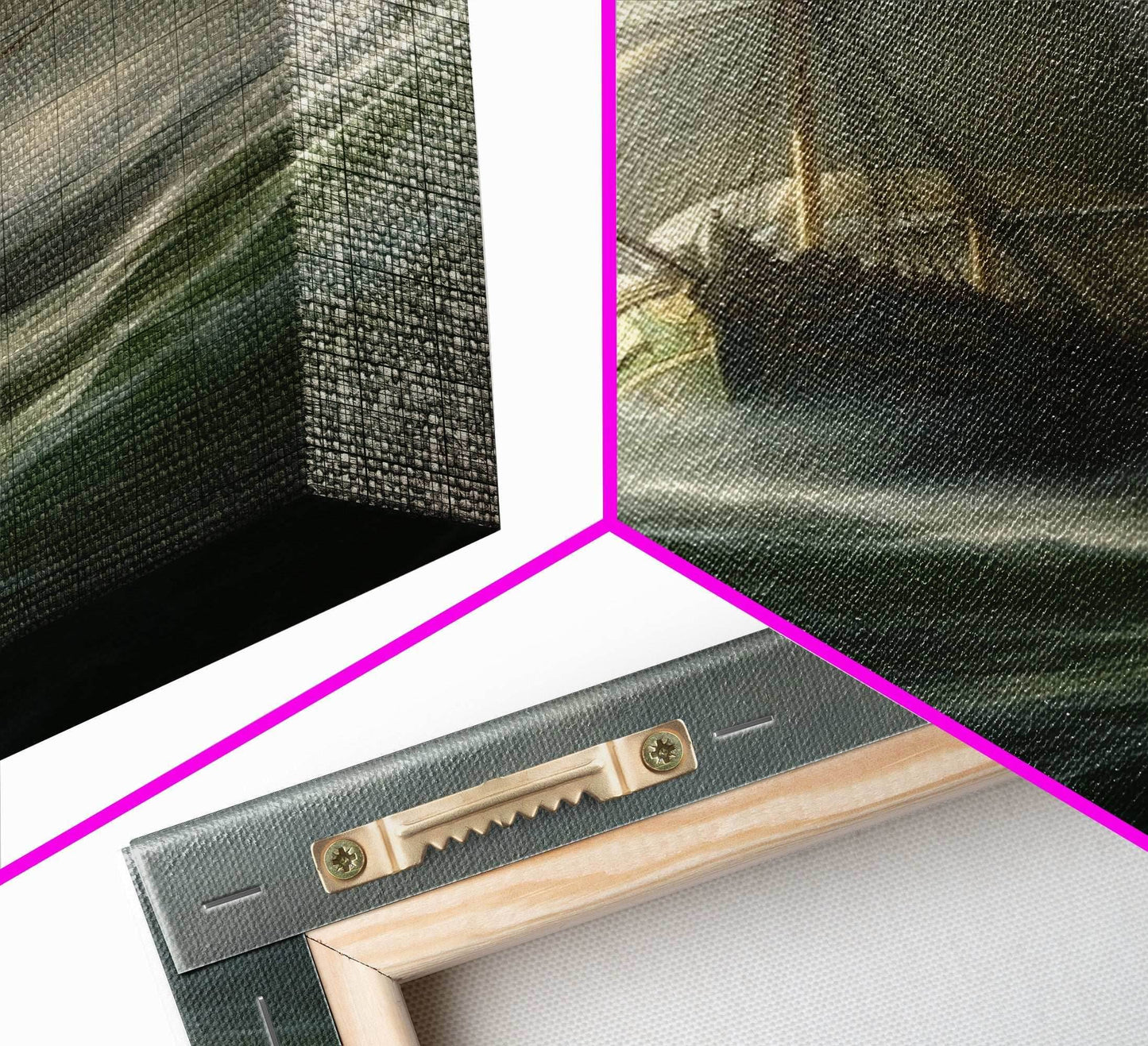 Haunted Pirate Ghost Ship On Rough Seas, Framed Canvas Print, Fantasy Wall Art, Wall Decor, Pirate Wal Art, Gift For Him, Kid's Room - 8x12 Inches / Gallery Wrap Canvas - Ready To Hang