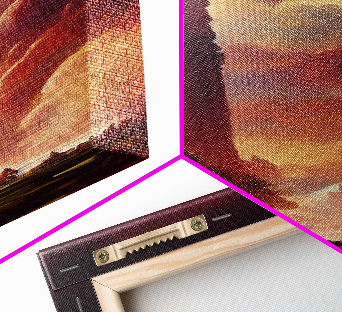 Dark Tower, High Fantasy Art Canvas Print, unique wall art, fantasy concept art - 8x12 Inches / Gallery Wrap Canvas - Ready To Hang