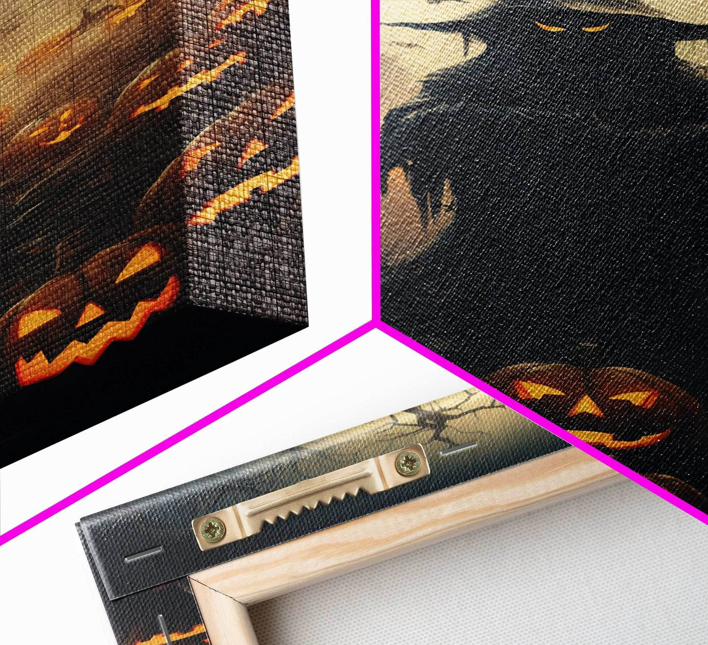 Halloween Art Print, Dark Fantasy Art, Dark Wall Art, Spooky Decor, Goth Decor, Canvas Print, Wall Art, Vertical Print, Creepy Wall Art - 8x12 Inches / Gallery Wrap Canvas - Ready To Hang