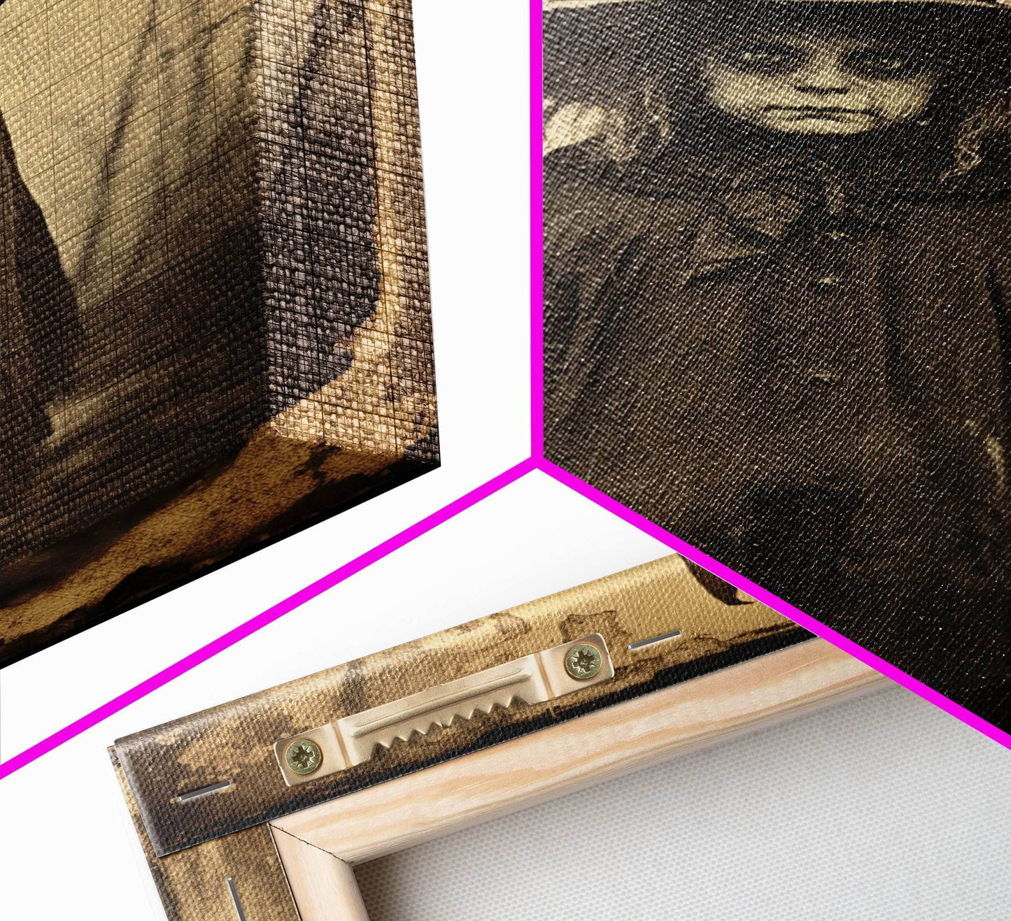 Witch Wall Decor, Dark Fantasy, Halloween Wall Art, Horror Decor, Spooky Art, Canvas Print, Wall Art, Vertical Print, Home Decor, Wall Decor - 8x12 Inches / Gallery Wrap Canvas - Ready To Hang