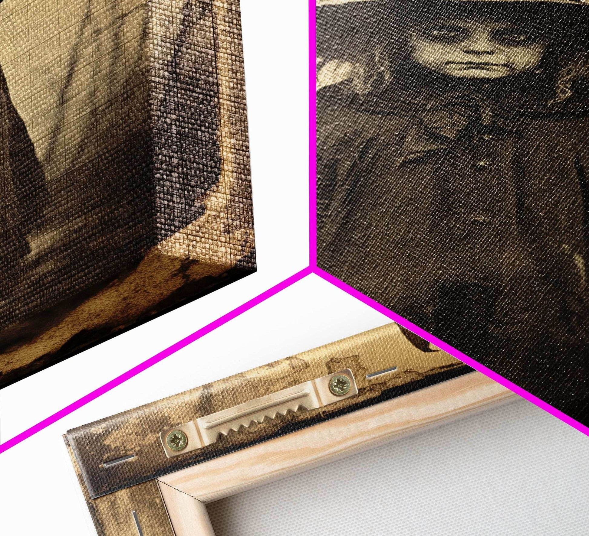 Witch Wall Decor, Dark Fantasy, Halloween Wall Art, Horror Decor, Spooky Art, Canvas Print, Wall Art, Vertical Print, Home Decor, Wall Decor - 8x12 Inches / Gallery Wrap Canvas - Ready To Hang