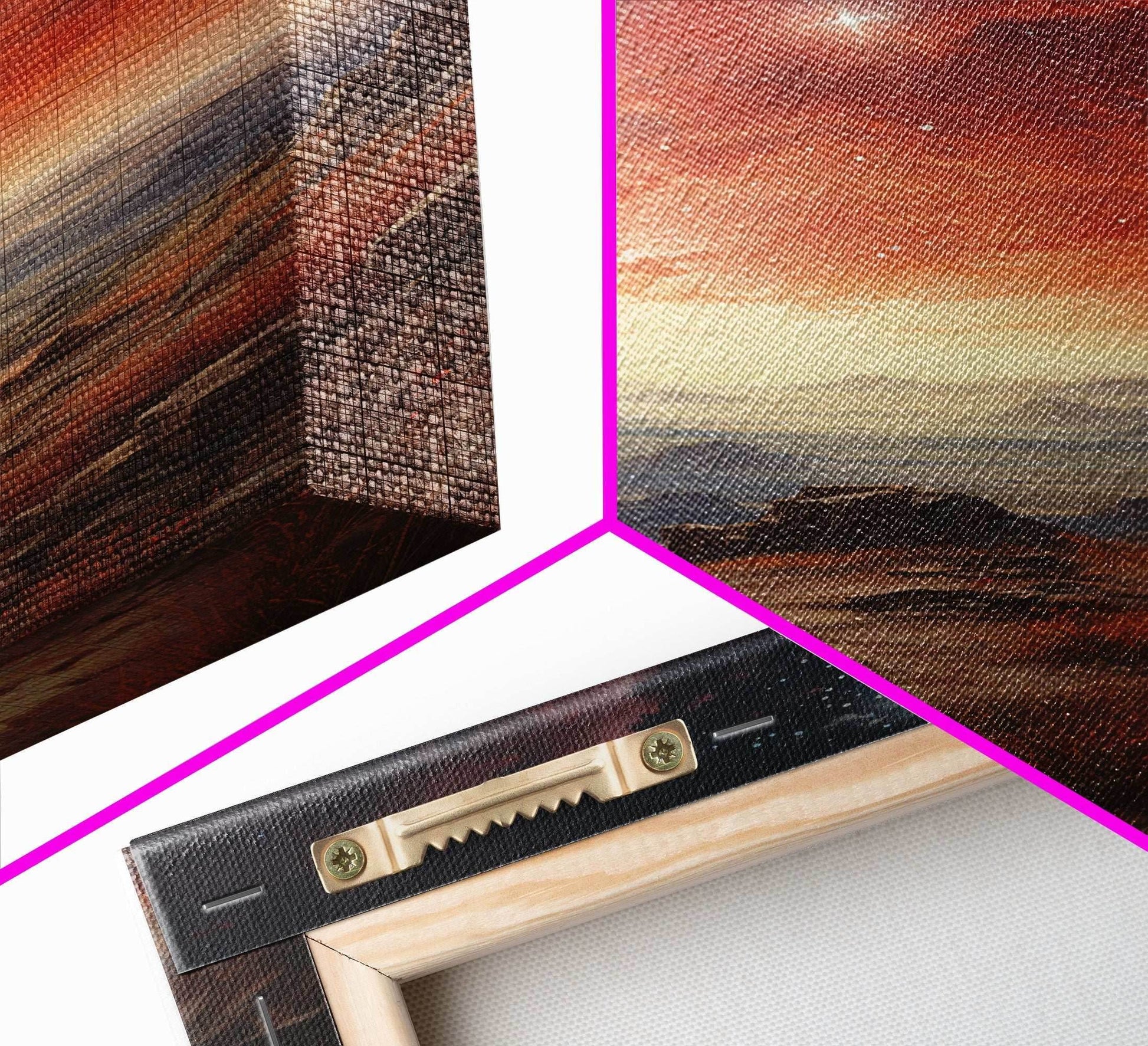 Sci Fi Wall Art, Fantasy Artwork, Space Wall Art, Tiny House Decor, Canvas Print, Wall Art, Vertical Art, Moving Gift, Game Room Decor - 8x12 Inches / Gallery Wrap Canvas - Ready To Hang