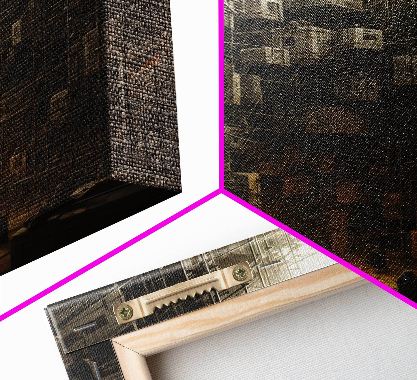 Creepy Wall Decor, Dark Art Print, Canvas Print, Wall Hanging, Portrait Art, Spooky Room Decor, Dark Fantasy Art, Fantasy Artwork, RV Decor - 8x12 Inches / Gallery Wrap Canvas - Ready To Hang