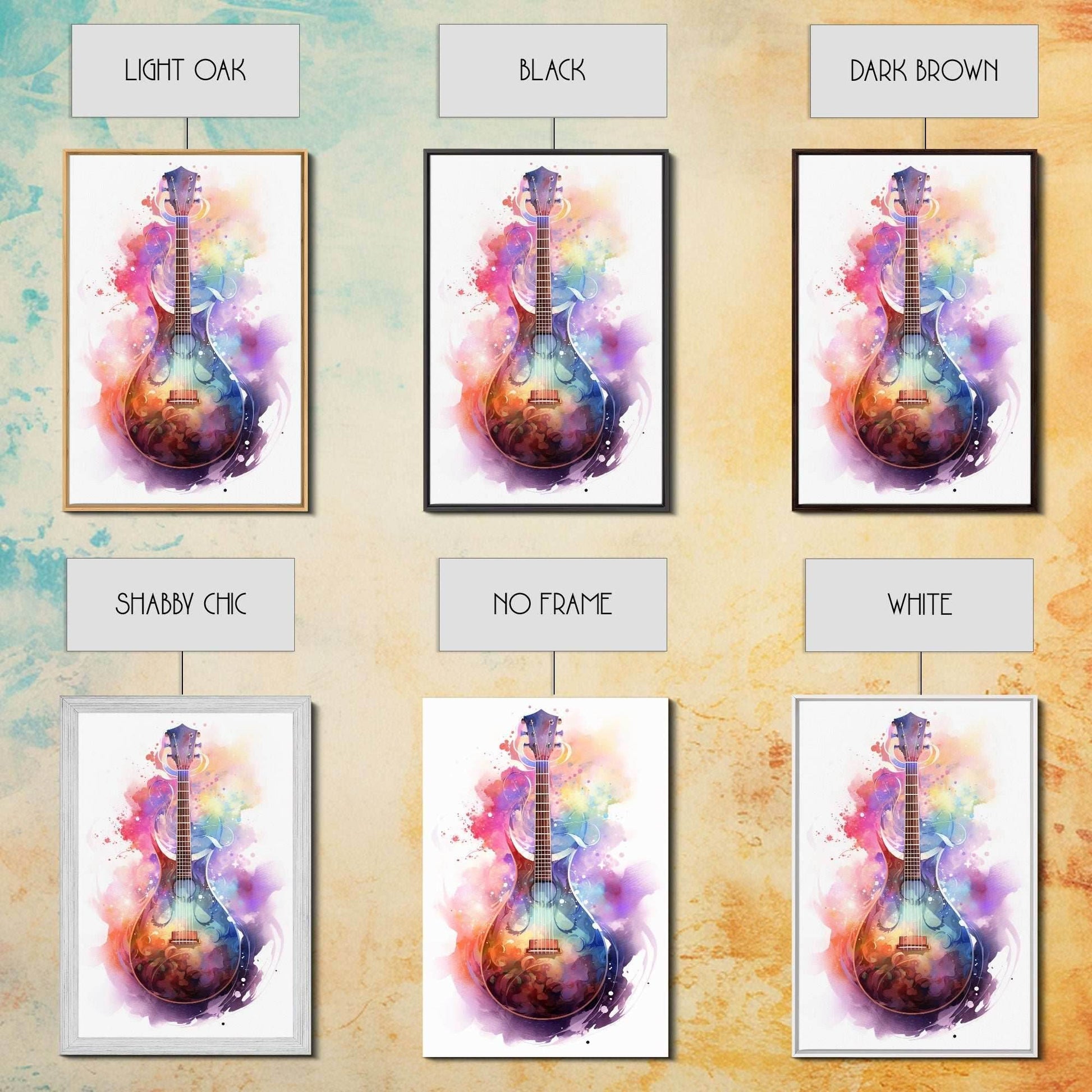 Lute Art, Stringed Instrument Print, Framed Canvas Art, Fantasy Decor, Art / Gift For The Bard Player - 8x12 Inches / Gallery Wrap Canvas - Ready To Hang