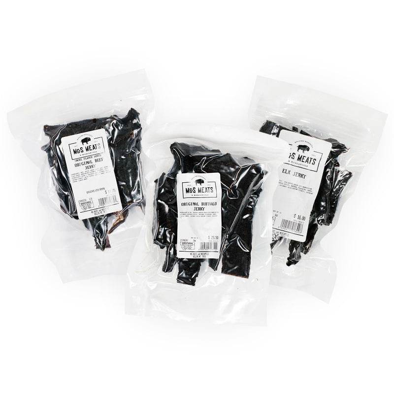 The Hunter’s Pack- Elk, Buffalo and Beef Jerky - 