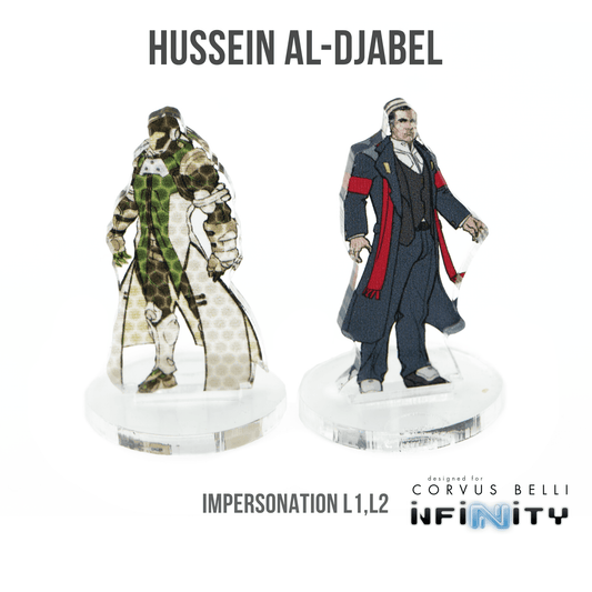 Infinity 3D Markers: Hussein Al-Djabel (2x 25mm Impersonation) - A