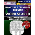 Monsters and Creatures - Themed Word Search - Fun & Educational Puzzles for Kids, Teens, and Adults (Large Print Edition): Featuring Engaging Themed W