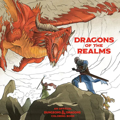 Dragons of the Realms (Dungeons & Dragons): An Official Dungeons & Dragons Coloring Book