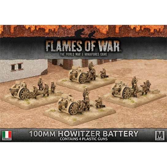 Flames of War: Italian 100mm Howitzer Battery (Mid War) - 