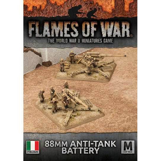 Flames of War: Italian 88mm Anti-tank Battery (Mid War) - 